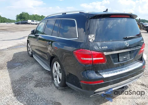 2017 Mercedes-Benz Gls 450 4Matic z USA, uszkodzony, nr VIN 4JGDF6EE0HA916072